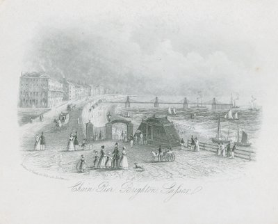 General view of the Chain Pier by J.T. Wood